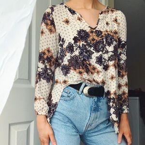 Colorful boho top